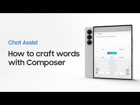Galaxy Z Fold6: How to use Chat Assist | Samsung