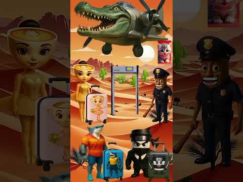 TUNG TUNG SAHUR ASASİNO CAPPUCCİNOYU UÇAĞA BİNDİRMİYOR 😱😍 #brainrot #italianbrainrot #funny #labubu