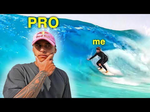 Can a PRO SURFER Teach AVERAGE GUY To Get Barrelled?