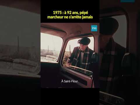 Pépé marcheur : la voiture ce n'est pas son truc ! 🚶 #INA #shorts