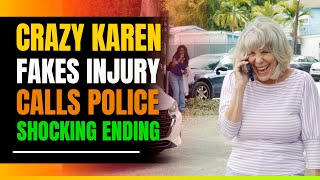 Crazy Karen Fakes Injury and Calls Police