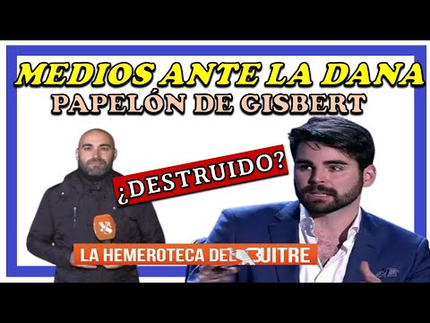 Reporteros de medios ante la DANA; papelón de Rubén Gisbert - Iker Jiménez, pregunta de Pablo Muñiz