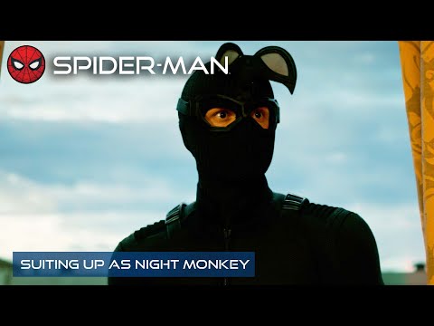 Peter Suits Up As The Night Monkey