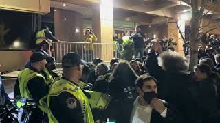 Gaza protest outside DNC