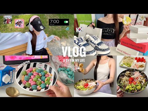 世界1有意義な人生の使い方🏡マカロンシリアル作りと韓国購入品🇰🇷23歳ﾊﾟﾃｨｼｴの日常👩🏻‍🍳【VLOG】