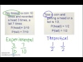 Classifying Theoretical vs Experimental Probability