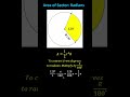 Understanding Area of a Sector Using Radians