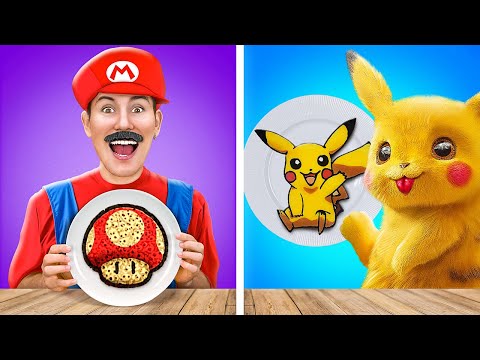 TIME FOR EPIC PANCAKE ART CHALLENGE || Hilarious Mini Crafts & DIYs by 123 GO!