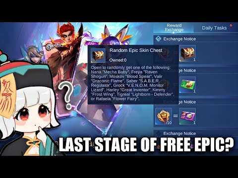 IS THIS THE LAST FREE EPIC SKIN EVENT? | MOBILE LEGENDS FREE SKIN