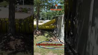 Altin Mechanical Installing Air Conditioning at a Police Station in North Jersey #shorts