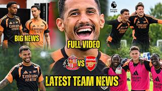 INSIDE TRAINING✅Arsenal's TRIPLE Injury Boost — Saliba, Timber & Ben White All Racing to Return!