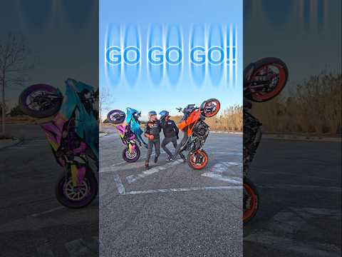 Bike swap in the air!