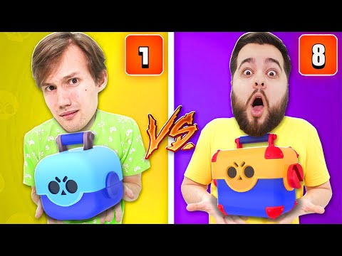 ОТКРЫВАЕМ ЯЩИКИ BRAWL STARS В РЕАЛЬНОЙ ЖИЗНИ!