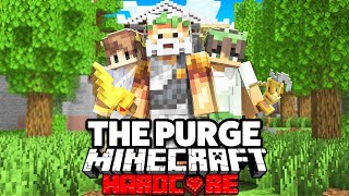 100 Players Simulate a Mythical Purge in Minecraft...