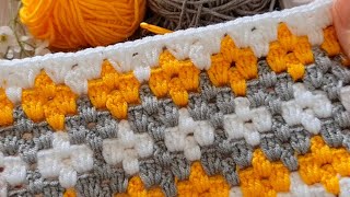 🤩Beautiful Crochet Stitch for Baby Blanket, the easiest and fastest Crochet Pattern for beginners