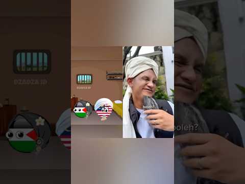Animasi vs Original - Walid nak dewi bole? #countryballs #shorts #parody #fyp #viralvideo