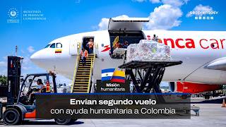 Gobierno del Presidente Nayib Bukele envía más ayuda humanitaria a Colombia