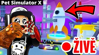 🔴 ČEKÁME NA START FLACON 9 OD SPACE X  🐾 PetSimulator X!  🐾 tNo ⏰