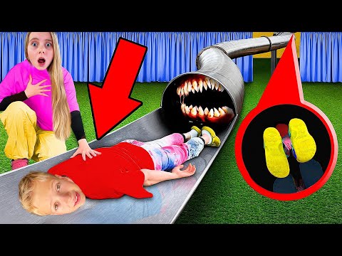 🛝 TOBOGANUL MÂNCĂCIOS 👅 în VIAȚA REALĂ 🪜 SLIDE EATER 👺