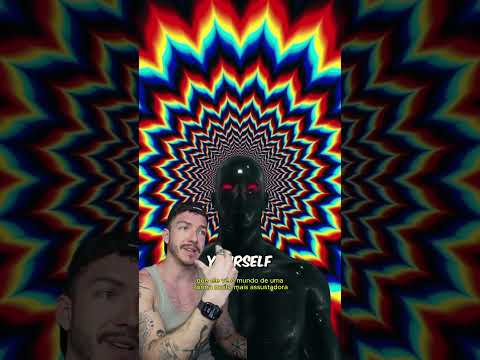 Ele fez videos mostrando como enxergam pessoas com esquizofrenia e tem uma forma de você ver tambem