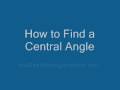 Central Angles and Supplementary Angles