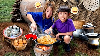 เต้ทอดไข่ชิวๆวันหยุด🐣 ถูกพ่อ "สั่งหยุด" พลังเด็กติดเกม💀