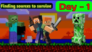 🔴LIVE: Minecraft Day 1 – Noob Se Pro Tak Ka Safar Shuru! 🛠️🔥