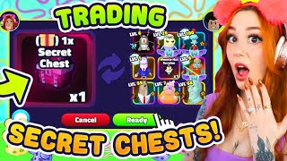 SECRET CHEST Trading ONLY in in Sponge Bob Tower Defense on ROBLOX! Trading Value Challenge