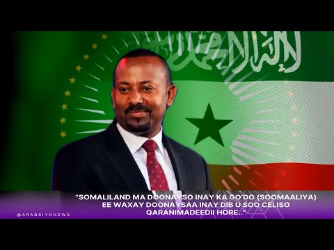 Deg Deg Itoobiya Oo 2 Sababood Oo Lagu Aqoonsanayo Somaliland Soo Bandhigtay