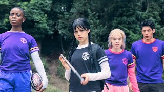 Wednesday Wins the Camp Competition Scene ! "Wednesday” Season 2 - Ep 3 |