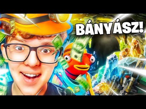 FORTNITE BÁNYÁSZ LETTEM! MINER TYCOON