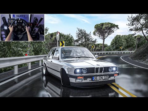 BMW E30 325i  - Assetto Corsa | Steering Wheel Gameplay