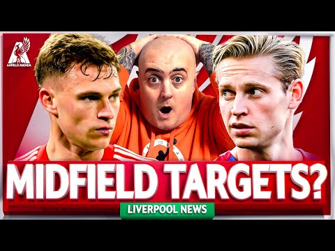 SLOT SETS SIGHTS ON DE JONG? + KIMMICH ON A FREE? Liverpool FC Latest Transfer News