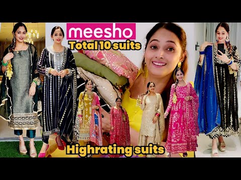 Meesho Readymade Festival wear...Highrating Stylish sets/Gotta-Patti Work Suits