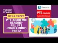 PTE Academic Reading Strategies