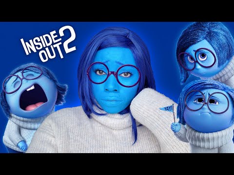 Transforming Into Sadness To Watch Inside Out 2 😭