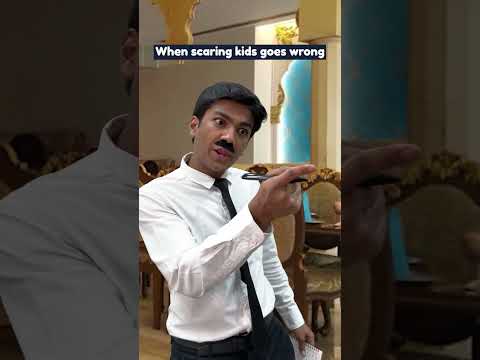 When scaring kids goes wrong | Manish Kharage #shorts