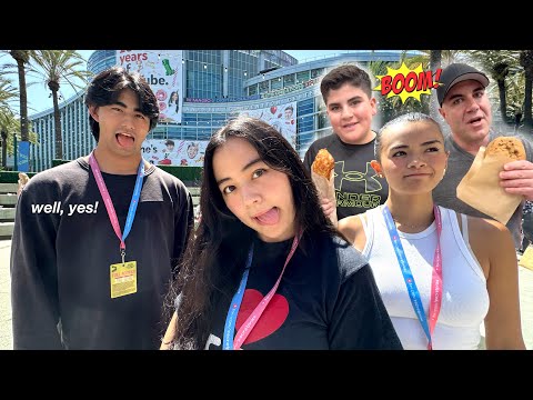 WE MET THE COSTCO GUYS AT VIDCON (this is not clickbait. omg)