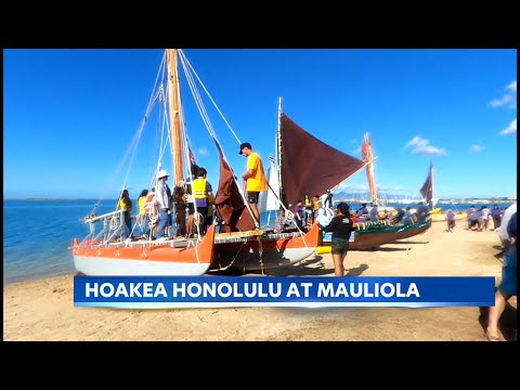 YouTube video thumbnail: Hawaii Students Explore Polynesian History With Governor Green