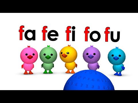 La Consonante F - Sílabas Fa Fe Fi Fo Fu - PUZZLE Letra F - Palabras Con La Letra F | La Pelota Loca