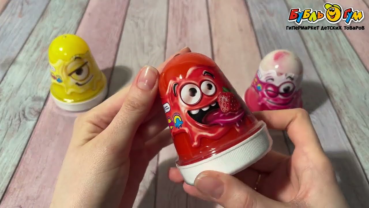 Слайм Smart Slime в ассортименте 130г - видео