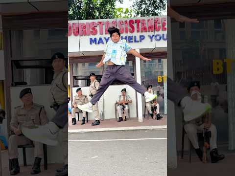 🚨 Police Ke Samne Crazy Jump Stunt! | Street Performance Gone Wild 😱🔥”#viralshorts #shorts