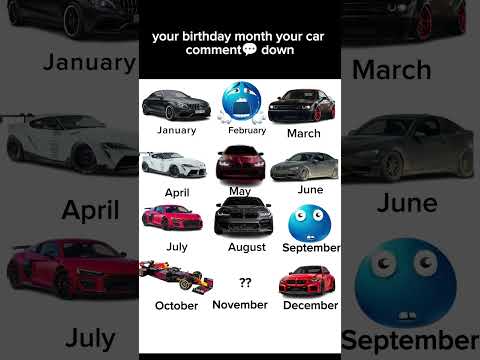 your birthday month your car comment💬 down. || bmw or Dodge or Mercedes or f1 or audi || #formula1