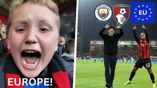 AFC Bournemouth vs Manchester City VLOG - EUROPE HERE WE COME!🍒