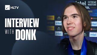 donk: "It's such an amazing feeling. I feel relief right now, very strong relief"