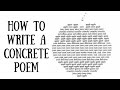 Concrete Poetry and Digital Art Techniques