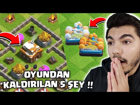 OYUNDAN KALDIRILAN 5 ŞEY !! #1 - Clash Of Clans