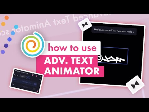 How to Use Advanced Text Animator on Funimate