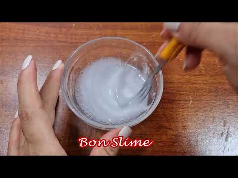 2 Ways White Slime 1 Minute at Home