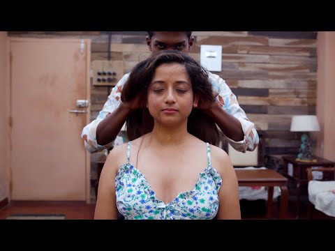 Ultimate Stress Relief ASMR Head Massage for Sleep | Indian Massage